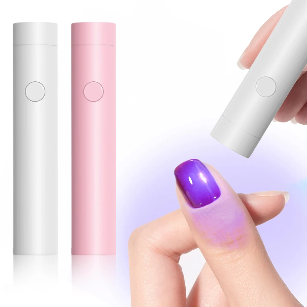 Handheld Mini Nail Lamp Nail Lamp Portable Nail Machine Nail Dryer Tool Manicure Phototherapy Professional Flashlight Pen