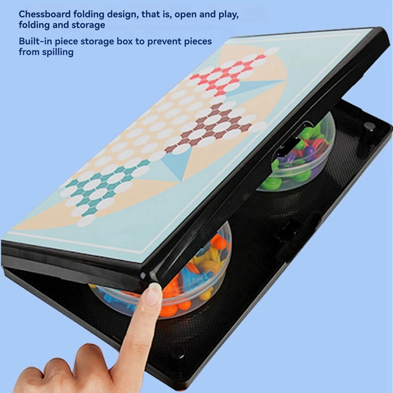 Magnetic Checkers 2-In-1 Multifunctional Chessboard Multifunctional Educational Toy