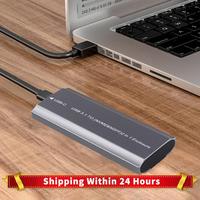 M.2 To USB Type C 3.1 SSD Box 10Gbps NVME/NGFF Dual Protocol Tool-Free M/B/(B+M) Key Supoort for WindowsmacOS/Android/HaemonyOS