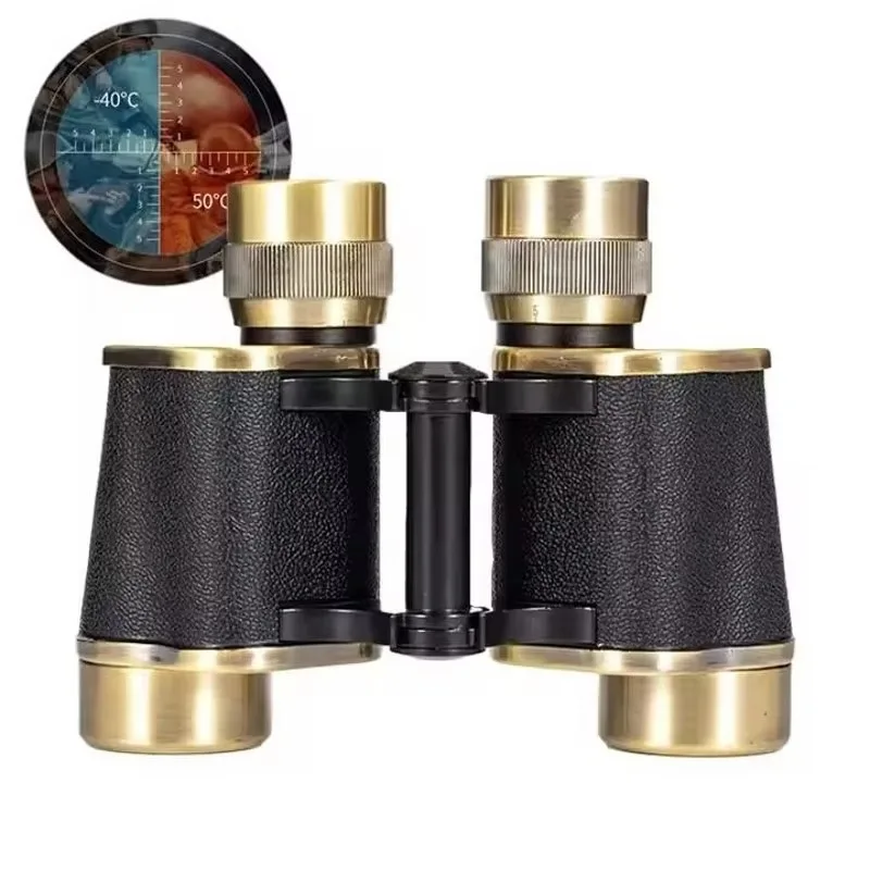 62 Type Alloy 8x30 Binoculars High Powered for Adults FMC Coating Bak4 Prism Compact Telescope for Travel Hiking Concert Cruise