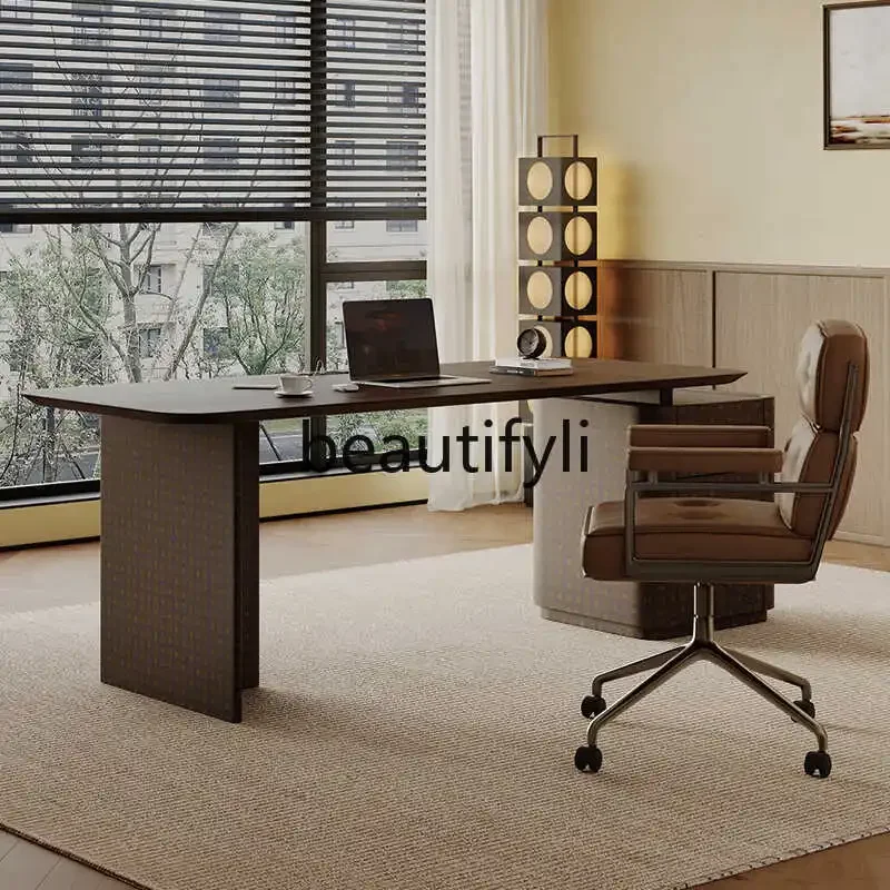 

Asmt51 ss письменный стол, итальянский минималистичный учебный домашний стол, высокий смысл, ретро-стиль, пишущий средневековый компьютерный стол