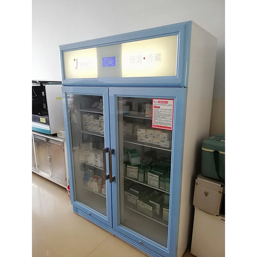 

Suitable for all new smart devicesAir Cooling Medical Cabinet zer Frost Digital Temperature Control LED Display sta