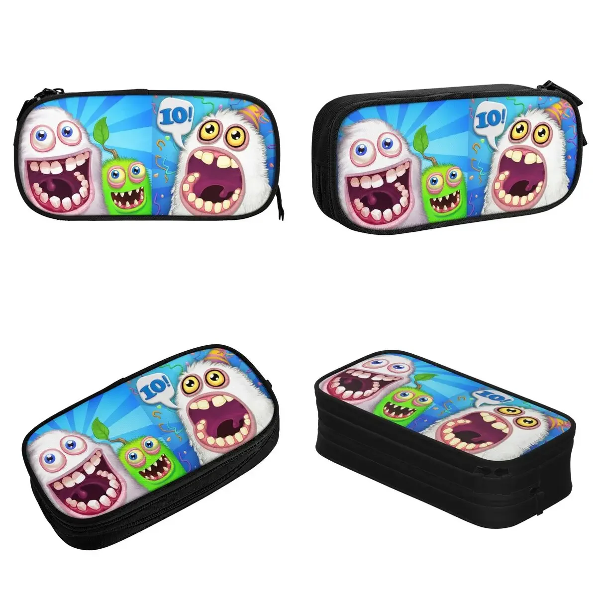 My Singing Monsters Box Pencil Case Game Pencilcases Pen Holder for Student Big Capacity Pencil Bags School Supplies Stationery