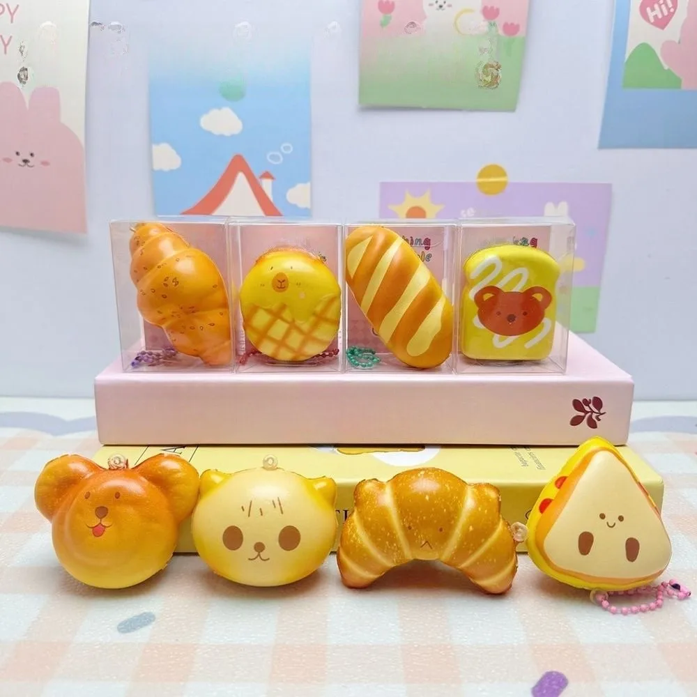 24-piece-set-bread-hanger-pinch-le-elasticity-feature-happy-pendant-bread-pendant-bread-theme-elasticity-toy-stress-relief