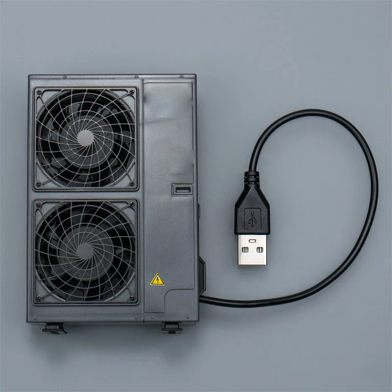 Miniature Model Toy Air Conditioner for 1/14 Tamiya RC Dump Truck Tipper Trailer for SCANIA 770S for VOLVO Car