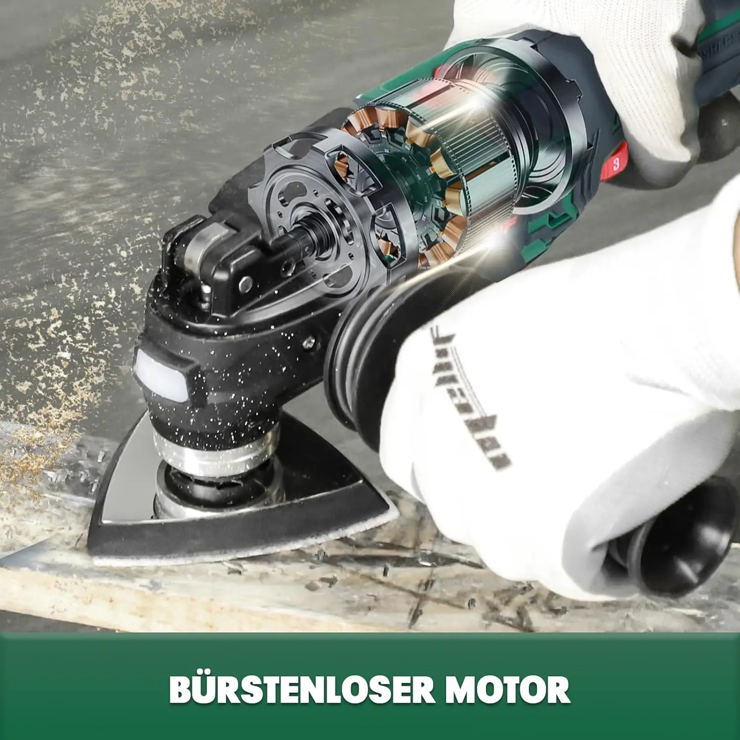 Cordless Oscillating Multi-Tool for Makita 18V BL1830 BL1840 Battery Brushless Power Tools (tool only)