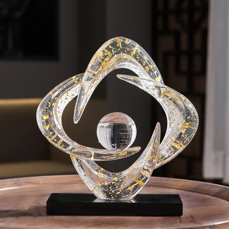 

Zml resin crafts: modern chinese style, high-end living room, entryway, home decor, office decoration ornaments