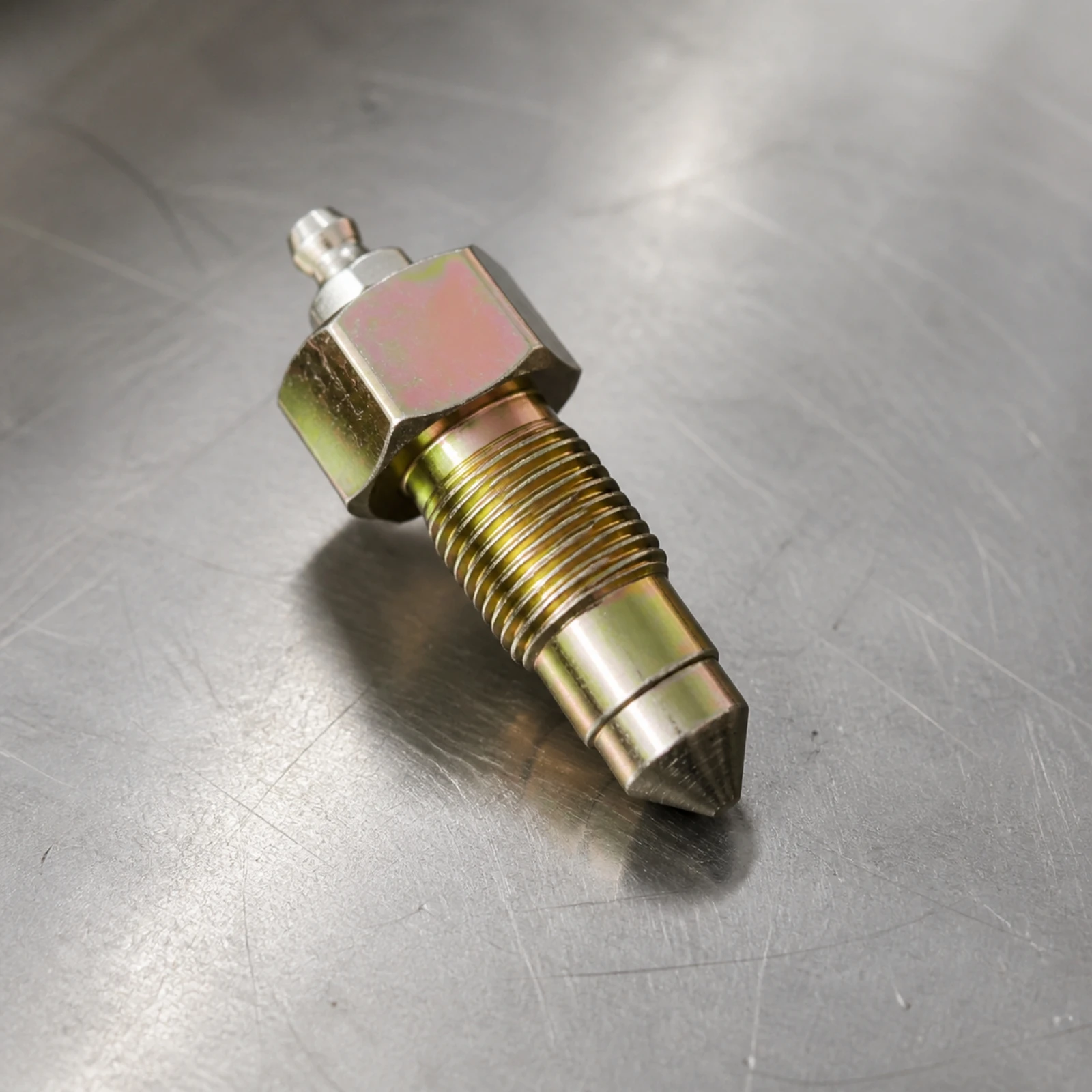 Excavator Track-Chain Grease Fitting Replacement Track Tension Cylinder Grease Fitting for Heavy Equipment Technicians