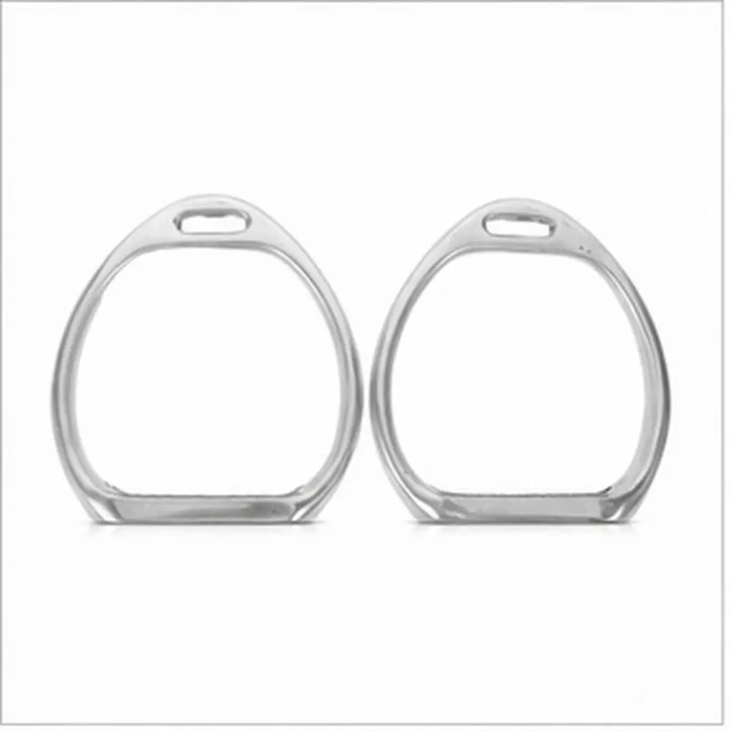 1Pair Horse Gear Equestrian Stirrup High Strength Aluminum Alloy Non Slip Safety English Saddle Riding Track Accessories