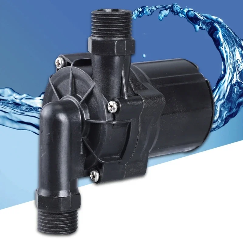 Threaded Water DC24V/12V Brushless Motor Water Circulation Water Pumps Ultra-Quiet Mini Water Heater Boosters