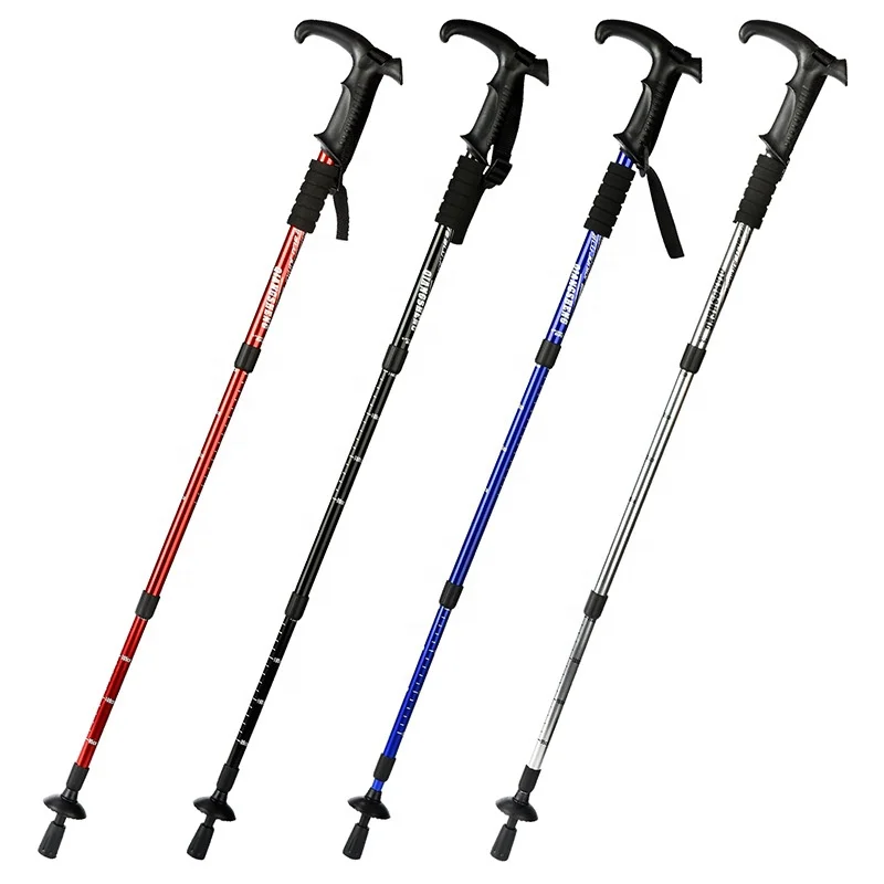 Hot selling Walking Stick Mountaineering Outdoor Tool Hiking Gear Climbing Tactical Stick Alpenstock Camping Equipment