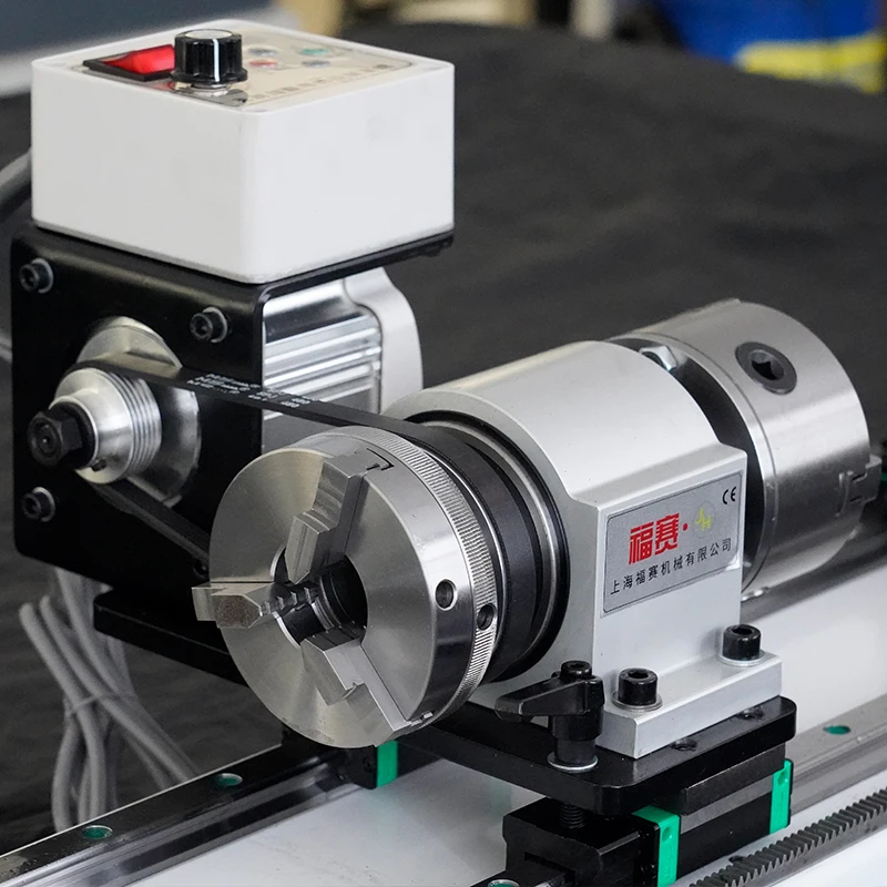 FS-7075G Brush And Brushless Motor Electric Manual Metal Lathe Machine With Casting Bed For Pool Cue Repairing