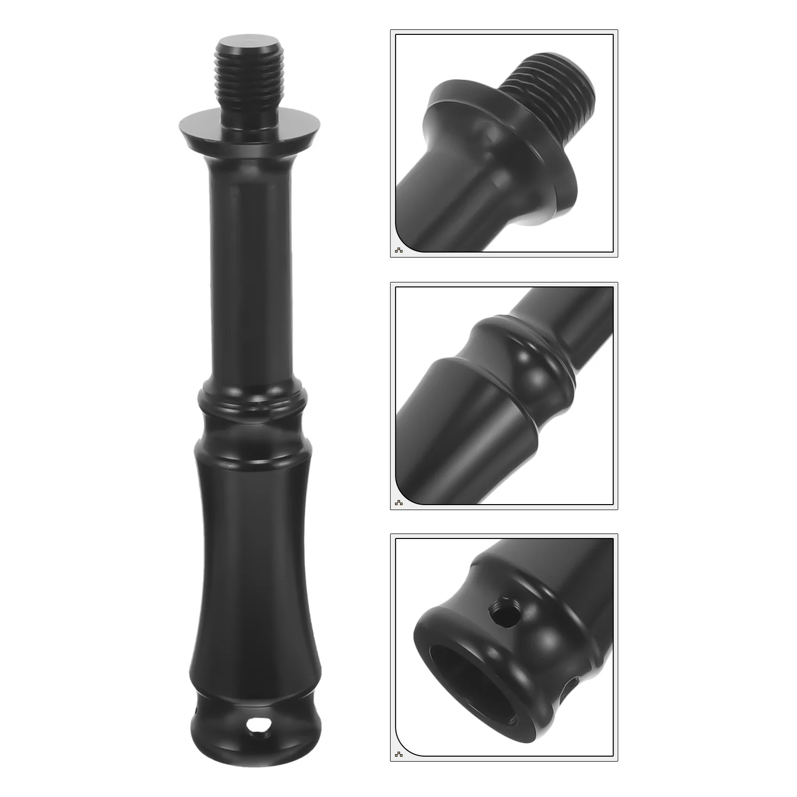 

Manual Gear Shifter Extender Aluminum Long Design Smooth Shifting Universal Fit Shift Knob Extension Car Interior Parts