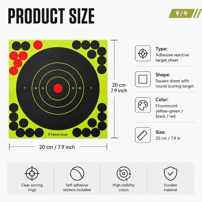 50/100/150/200/250 Stück Farbs – Practice Target Board Bewertung und Preis