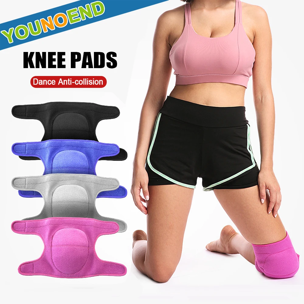 

Sports Volleyball Knee Pads Thick Sponge Anti-Collision Knee Sleeves Protector for Dance Yoga Wrestling Kneeling Gardening Work