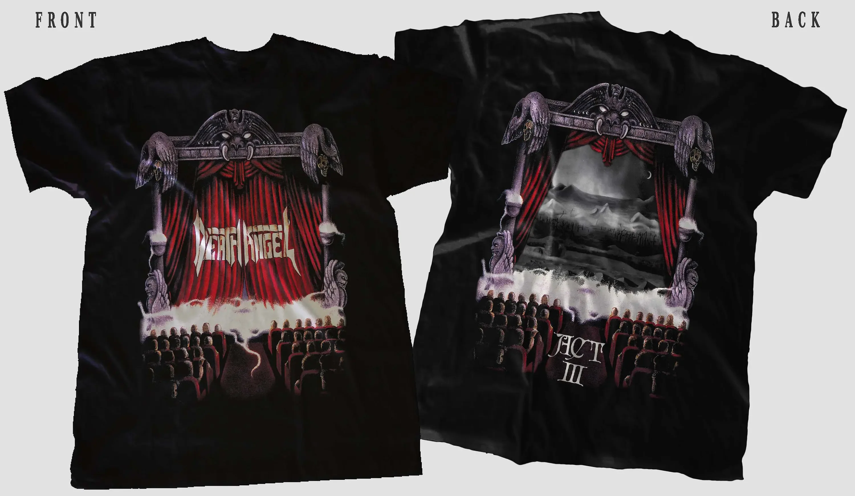 New Dtg Printed T-Shirt - Death Angel - Act Iii - Size- S,M,L,Xl,2-3-4-5-6-7Xl