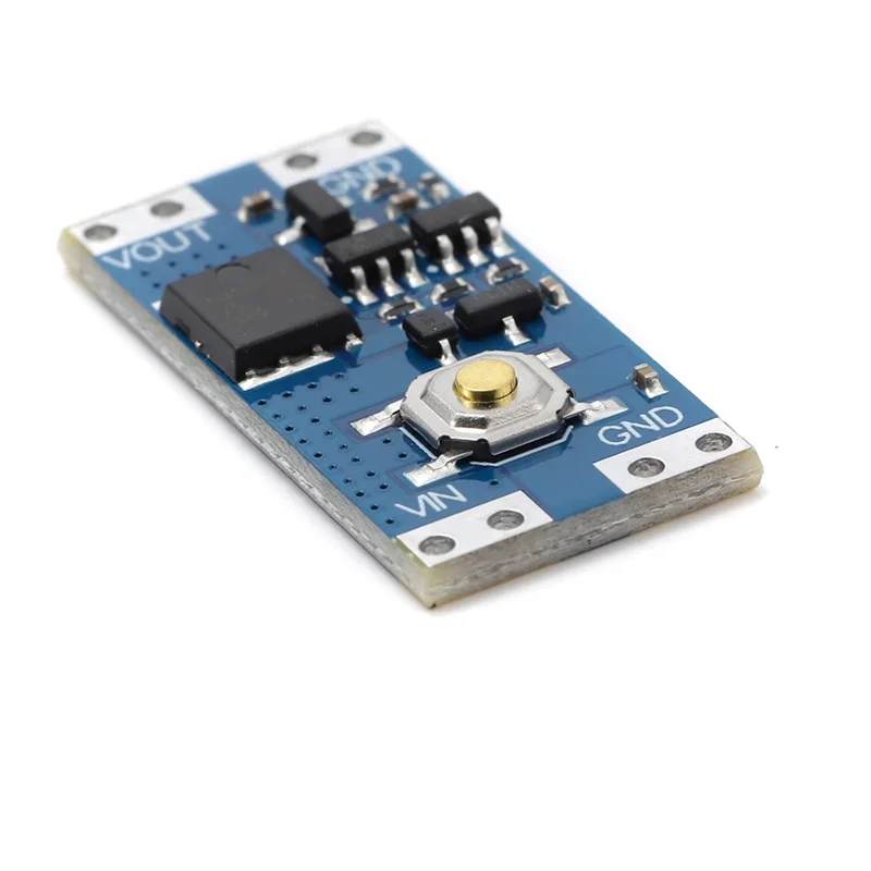 Moduł przełącznika bistabilnego mini z pojedynczym przyciskiem, 3.5-5.4V 4.5-26V 300Na 1.3Ua 10A niski pobór mocy XL-10AL-[Y03A]