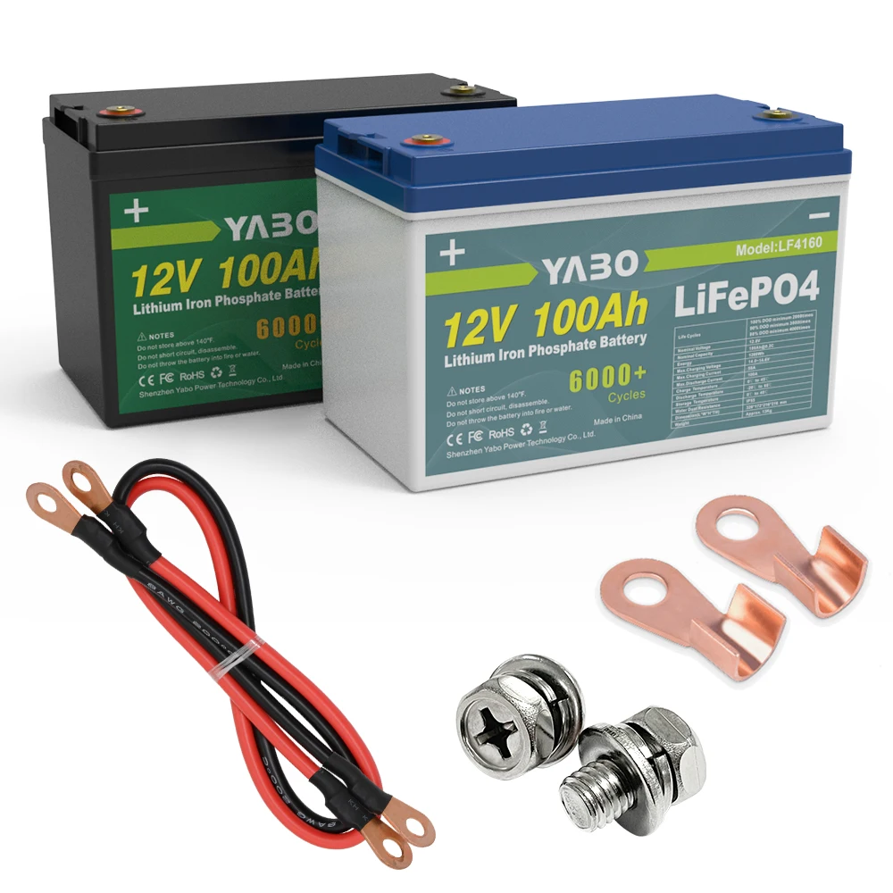 High Efficiency Cost of Solar Panels with Battery Backup Home Energy Storage Battery 12V 100Ah for RV Boat Solar System