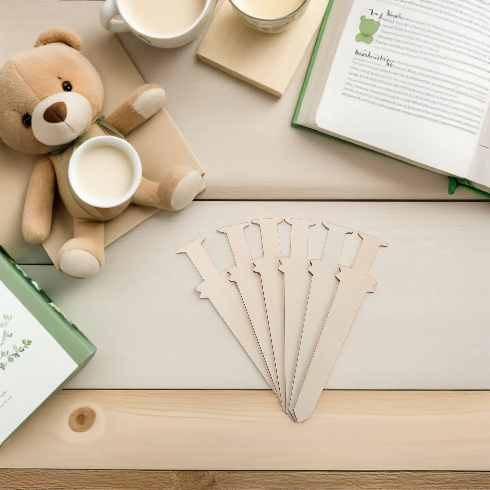 

Набор из 20 деревянных мечей для детей: неокрашенные пиратские клинки для поделок, ролевых игр и сувениров для вечеринок