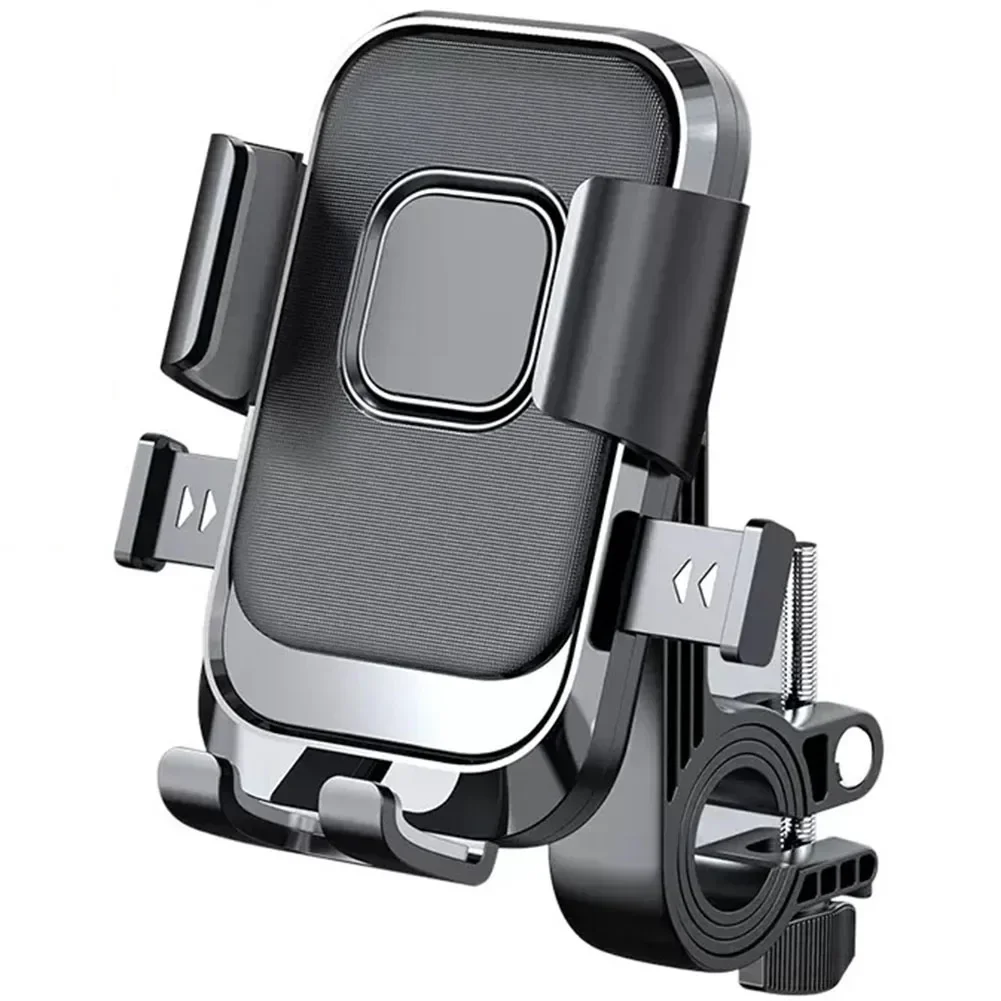 

Universals Bike Phone Holder 360° Rotatable Phone Holder Handlebar Stand One Hand Operation GPS Clip For Motorcycle Scooter