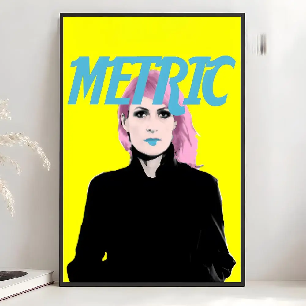 Modern Rock Band M-Metric Poster Art Wall Decor Indoor Outdoor for Collectors