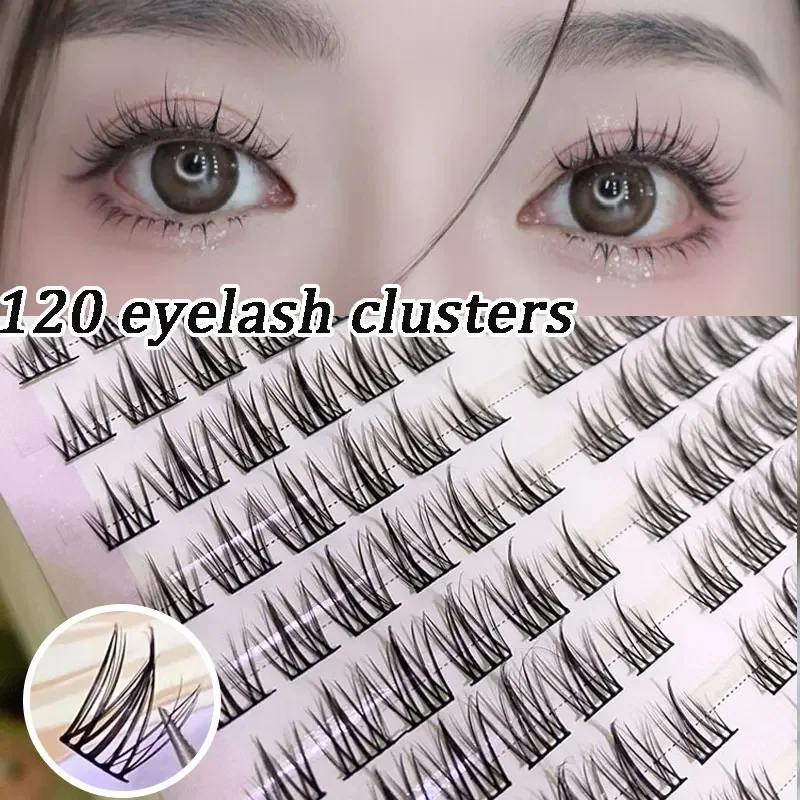 Natural DIY Individual Eyelash Clusters, 1-1.5cm