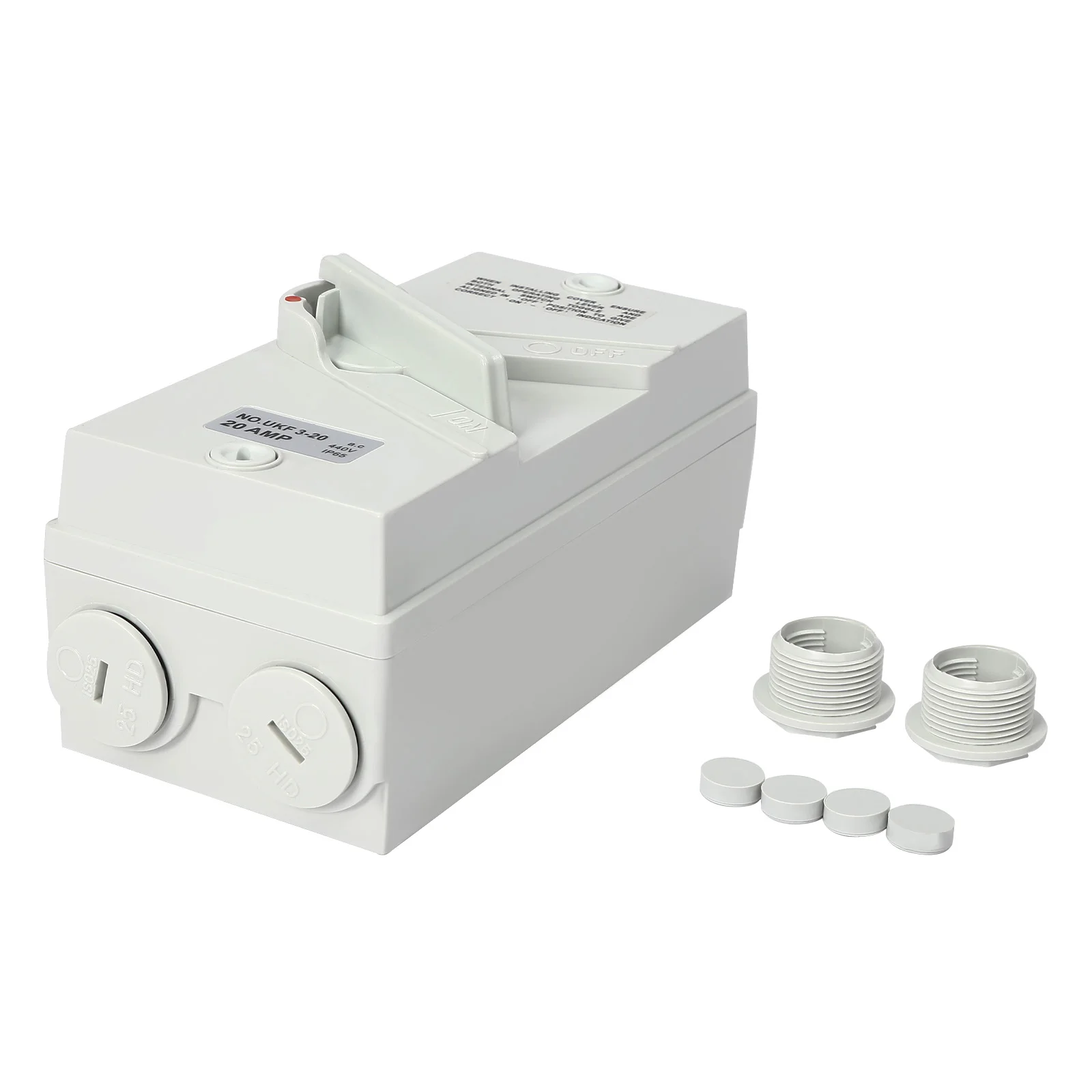 Saklar Isolasi PC, Saklar Isolasi Keamanan Tahan Air hingga IP65, Saklar Isolasi Keamanan 3 Kutub untuk Industri, Pertanian