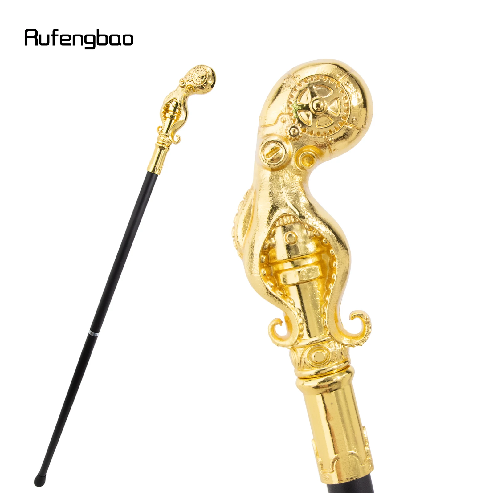 Yellow Skull Octopus Fish Squid Cane Diamond Cane Decorative Stick Decorative Cosplay and Parties, for Cosplay & Party 94cm