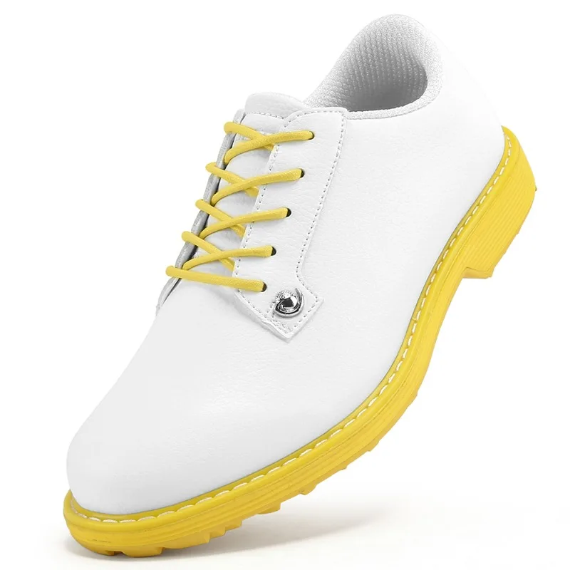 Professional Golf Shoes for Women Leather Sports and Leisure Shoe Female Comfortable Golf Training Shoes Anti Slip Walking Shoe