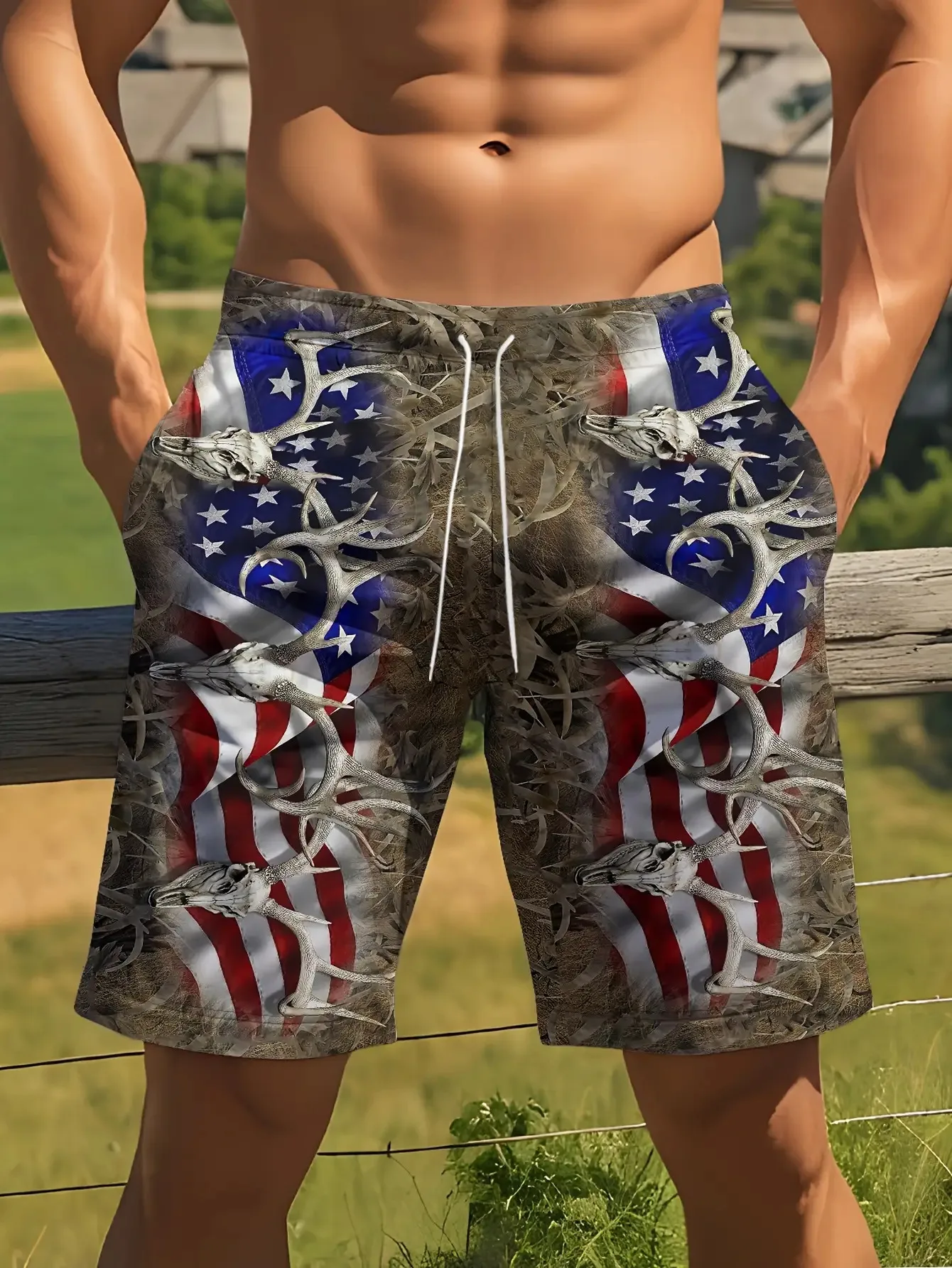 

Шорты повседневные модели 2026 года, уличный стиль, 3D-печать, быстросохнущие и дышащие, подходят для всех сезонов.