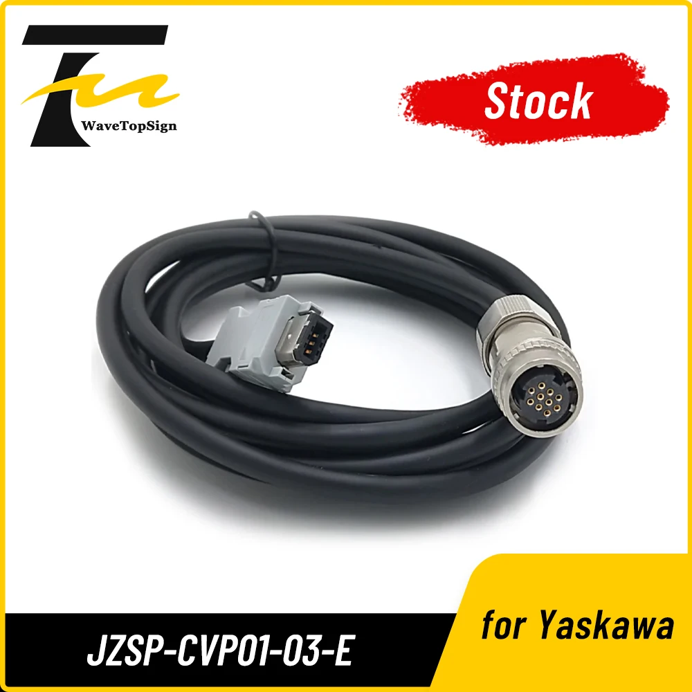 

WaveTopSign Servo Motor Encoder Cable JZSP-CVP01-03-E JZSP-CVP01-05-E JZSP-CVP01-10-E for Yaskawa SGMGV 5 7 Series