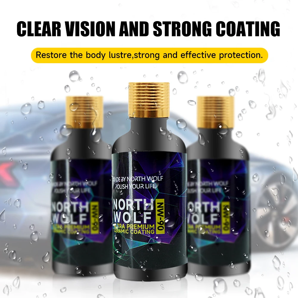 DETAILING 50ML Graphene Ceramic Coating Hydrophobic Paint Protection Car ultrapremium Coating Scratch Resistance