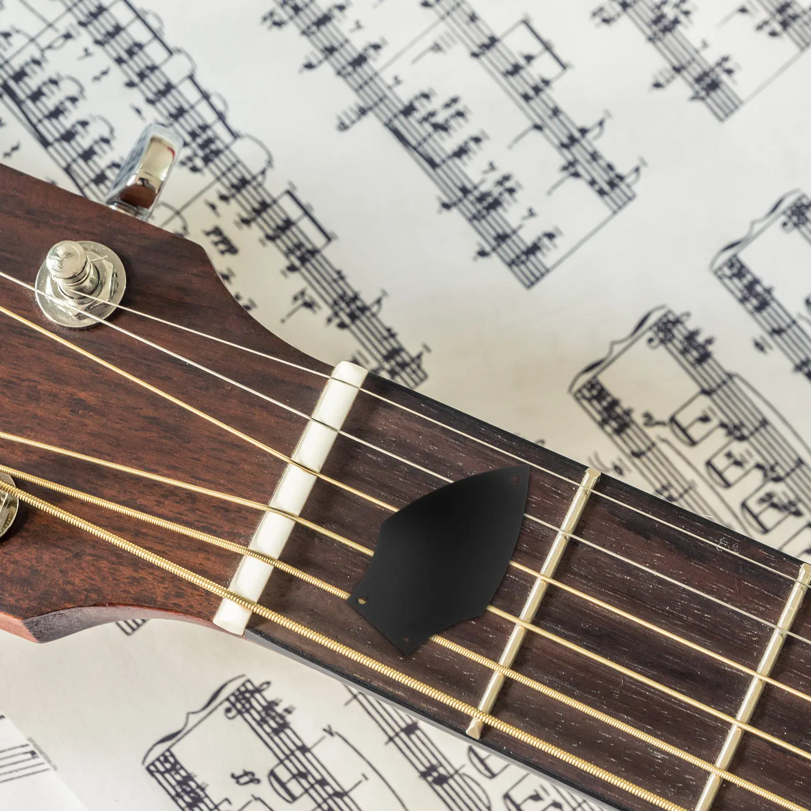 2Pcs Aluminum Bass Guitar Truss Rod Cover Plate Gold Finish Electric Guitar Neck Plate Replacement Truss Rod Shield Sound