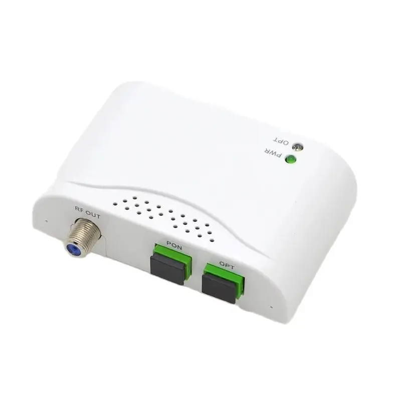 Imagem -04 - Ftth Catv Óptico Mini Node Receptor Fibra Óptica Conversor Wdm Triplexer Minimode Porta rf ue Fonte de Alimentação Atacado 10 Pcs