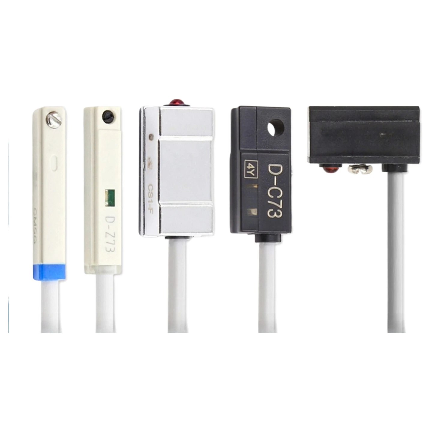 2 PCS Waterproof Oil-Resistant Full Series Magnetic Switch Cylinder Sensor 2-Wire D-A93 3-Wire CS1-F Pneumatic Limit Switch