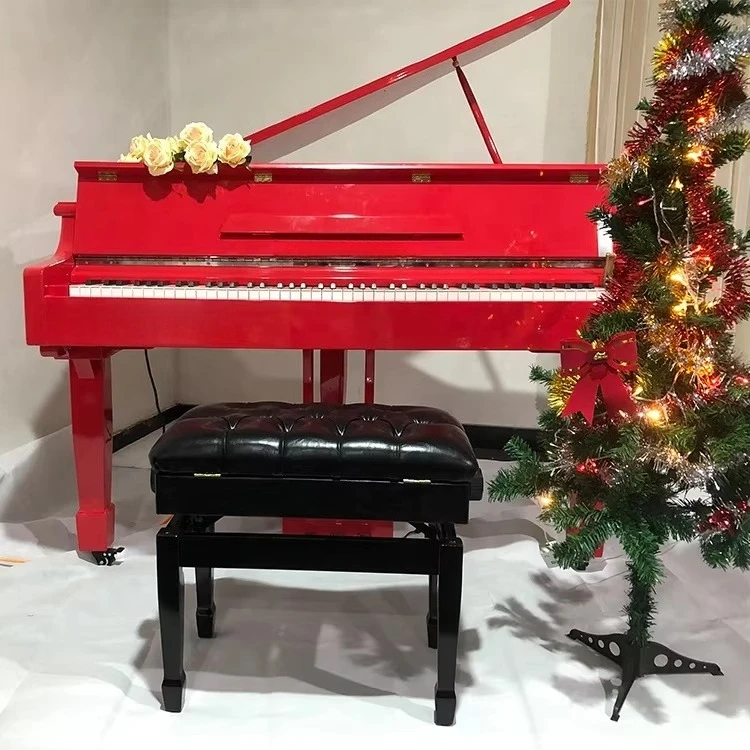 Red Polish Digital Grand Piano