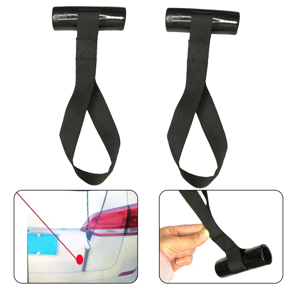 Sangles noires à boucle rapide sous le capot, accessoires de sports nautiques, bateau canoë kayak, 2 pièces