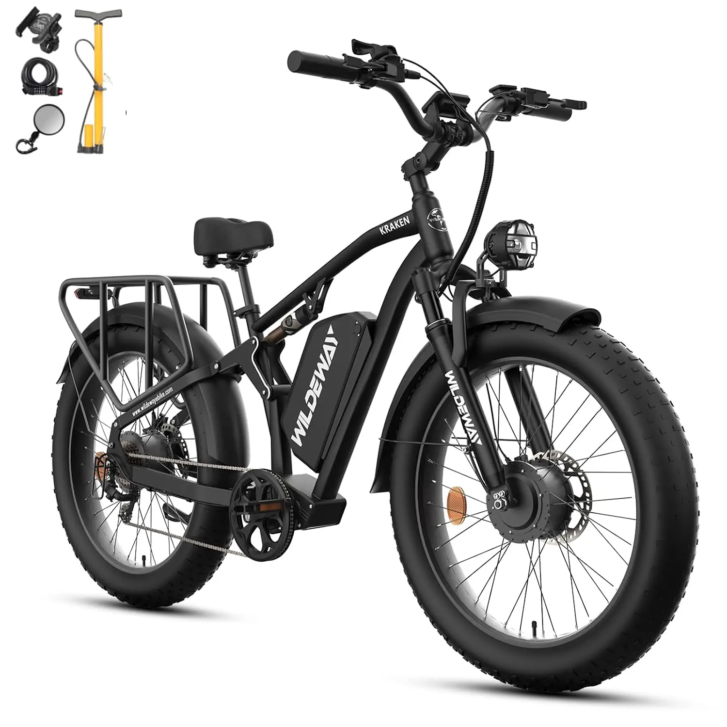3000W Dual Motor Electric Bicycle 32MPH 26