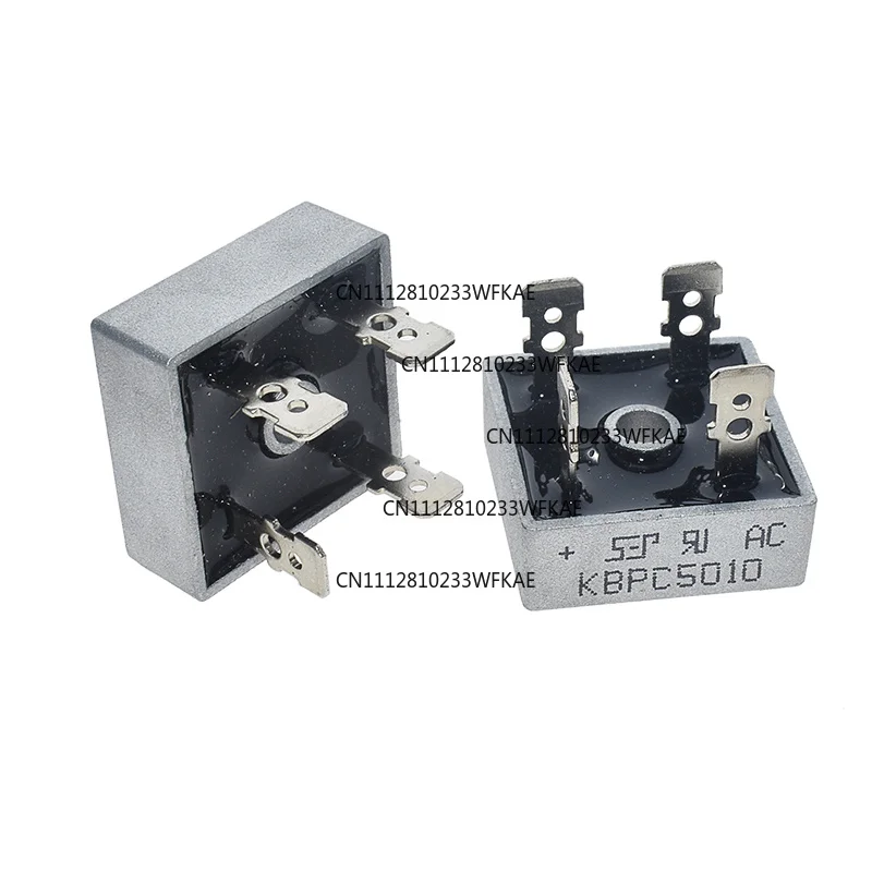 2pcs KBPC5010 Diode Bridge Rectifier 50A 1000V KBPC 5010 Power Rectifier Diode, Electronic Components