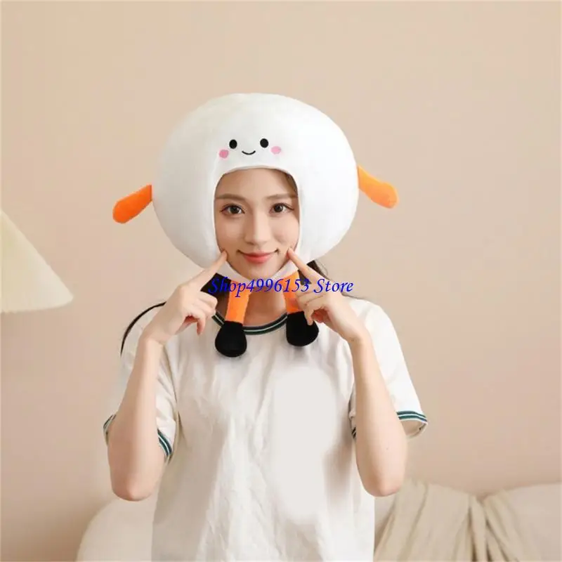 

Q0KE Stretchy PP Cotton Tennis Ball Headwear Perfect For Group Games Costume Parties