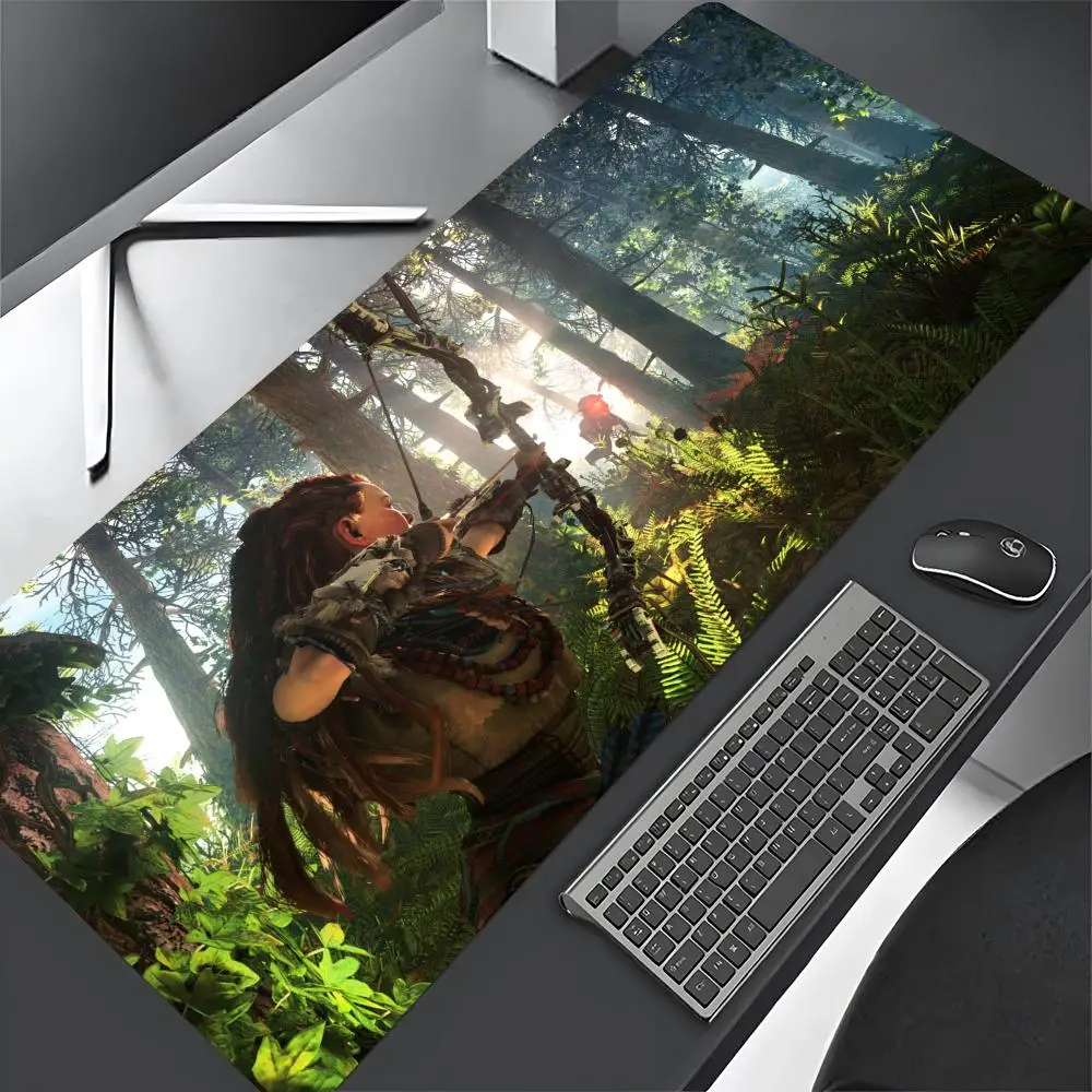 Horizon Zero Dawn Mouse Pad Large Computer Gaming Accessories 1000x500mm desk accessories Desk Mats Carpet Anti-slip Laptop Mice