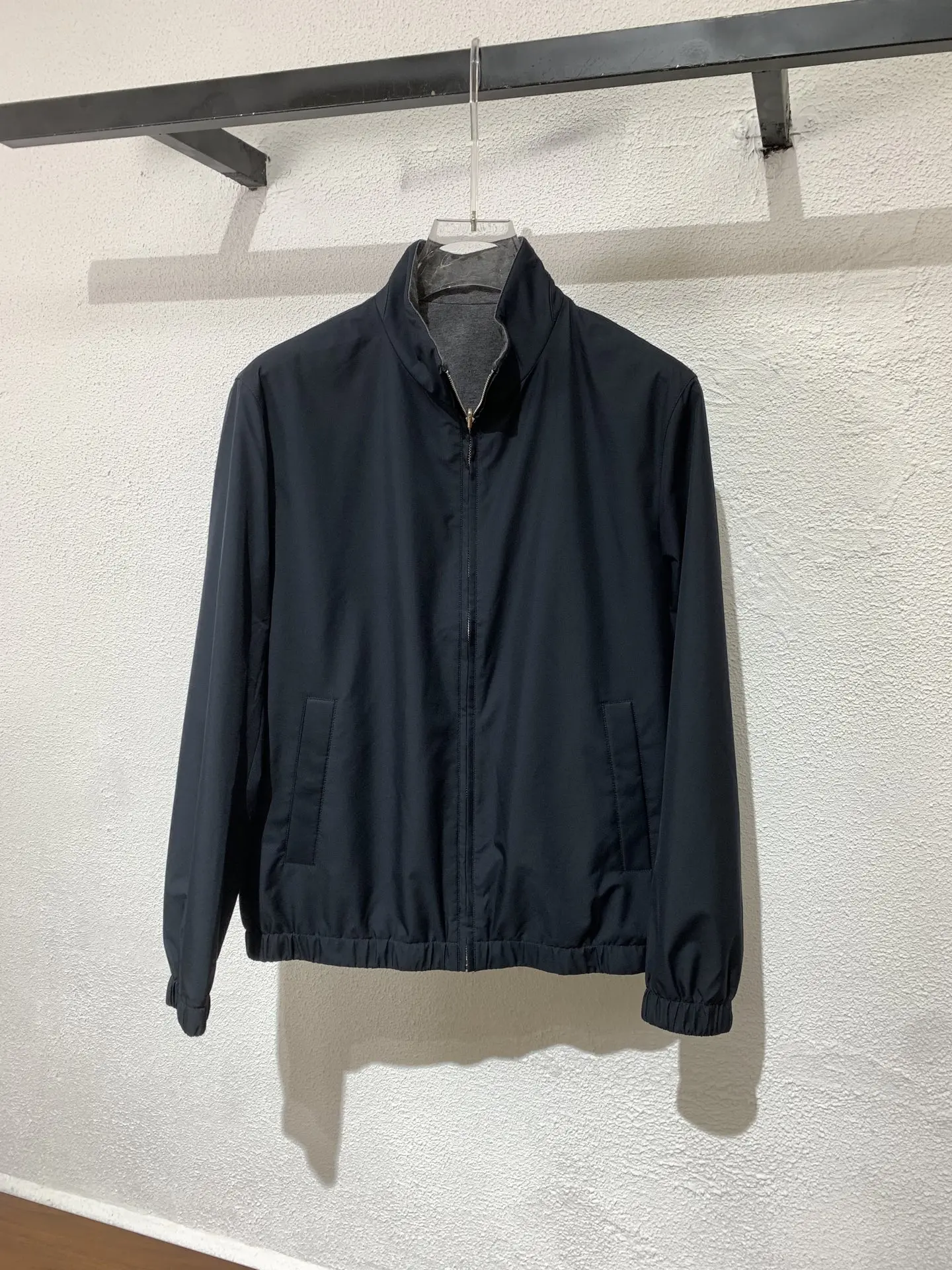 

KITON autumn stand-up collar business casual minimalist jacket