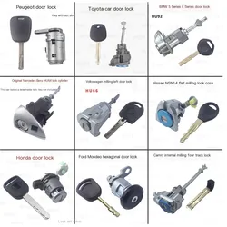 Locksmiths Tool Practice Car Door Lock For Volkswagen Toyota Hyundai Benz BMW Practice Lock Tools
