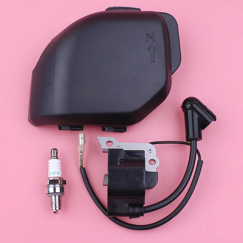 Imagem -03 - Filtro Tampa Ignição Bobina de Ignição Kit Plug para Honda Gx25 gx 25 Cortador de Grama Ventilador Aparador do Motor Peça Sobresselente ar
