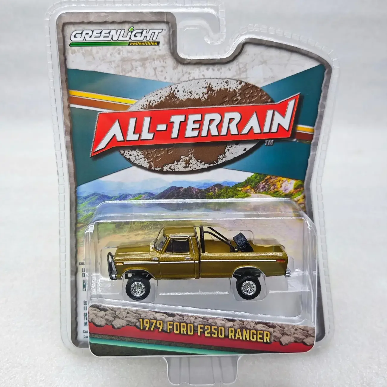 

GreenLight 1:64 All Terrain Series 16-1979 F250 Ranger Lifted Diecast Alloy Car Model Collectible Gift