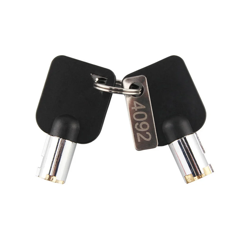 Bicycle Red Thick Steel Cable Anti-Theft For Outdoor Cycling Ring Lock Horseshoe Lock Bike Accessories Cycling Parts