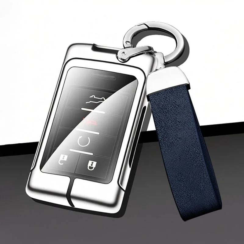 Zinc Alloy Car Key Case Cover Fob Shell for Chevrolet C7 Corvette for Cadillac DTS SLS SRX XLS STS Escalade CTS ATS 28T CTSV XTS