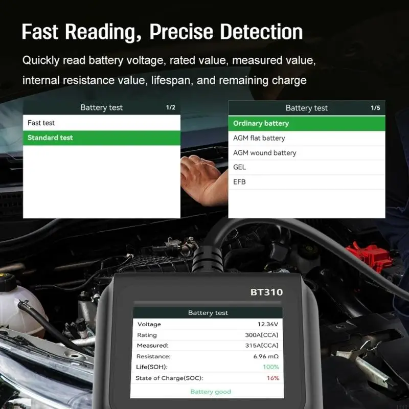 

Считыватель кодов неисправностей двигателя с ЖК-экраном для обслуживания автомобилей. Простое устройство контроля состояния