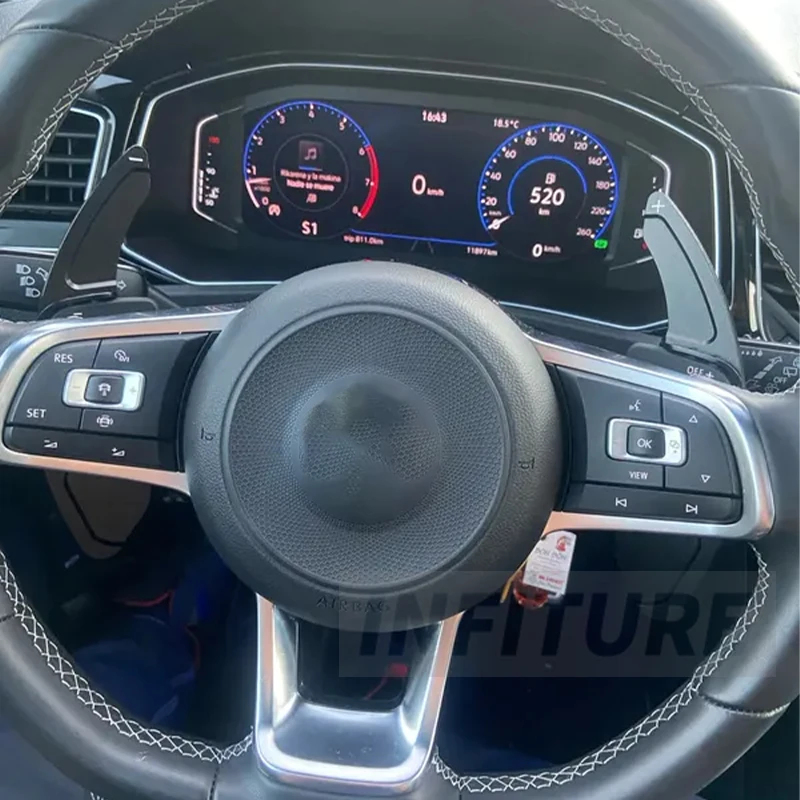 Steering Wheel Shift Paddle Extension Shifter Replacement New Aluminum for VW Golf 7 MK7 R Scirocco Polo GTI Sagitar R-Line