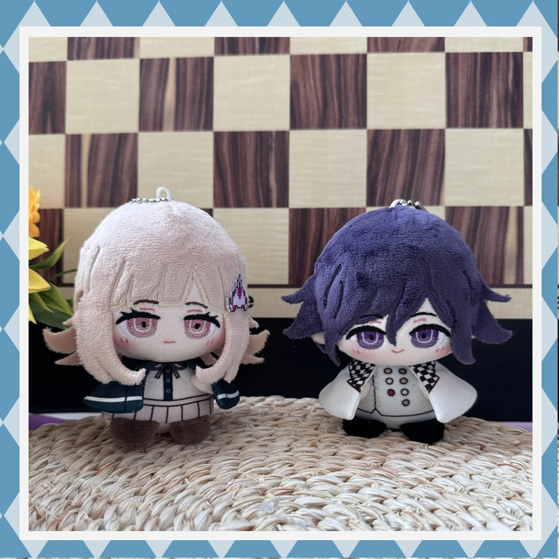 Anime Gra Danganronpa3 Kokichi Oma Kawaii Cosplay Bawełniana Lalka Dango Brelok Zawieszka Pluszowa Mini Figurka Zabawka Prezent dla Fanów